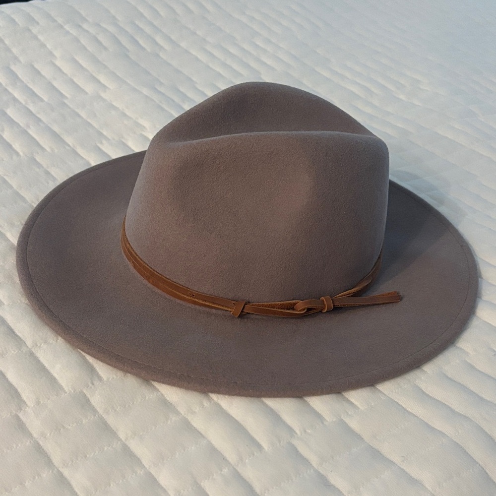 Anthropologie Wyeth Brown Wool Hat
